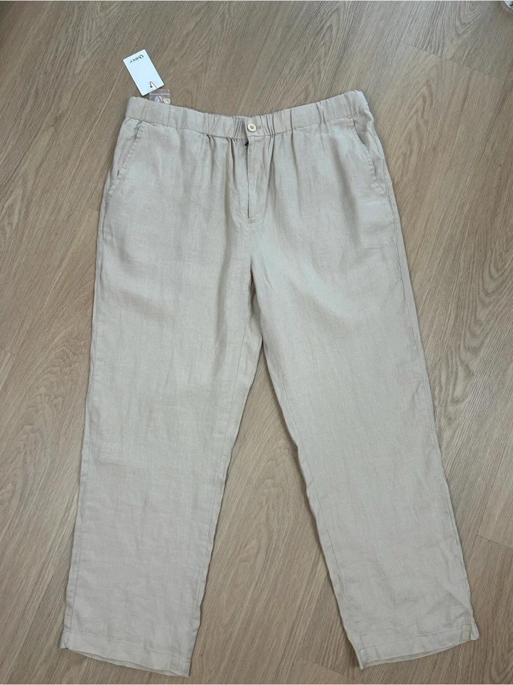 NWT Quince Men’s 100% European Linen Pants XL